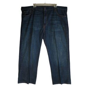 Levis 569 Mens Jeans‎ 44x32 (46x28) Straight Blue Faded Denim Tag Oversized